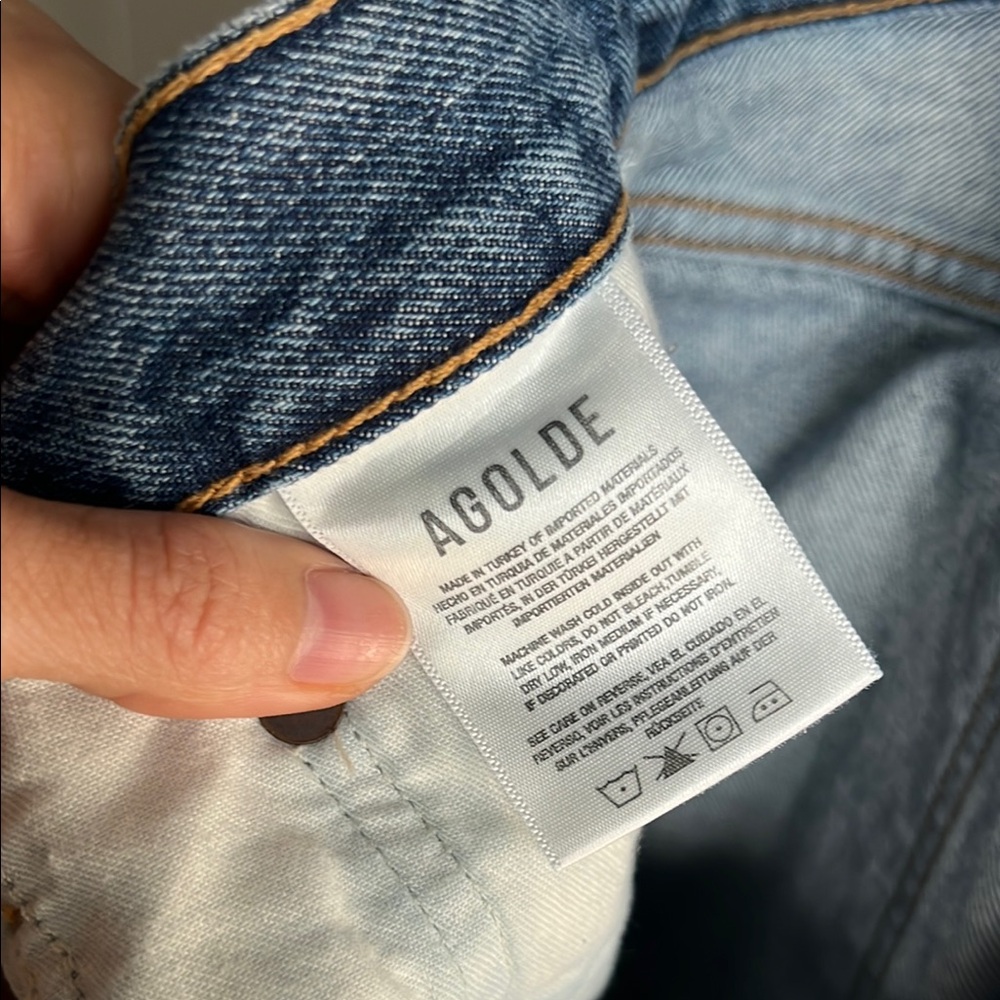 AGOLDE Lana Blue Jeans, size 26 - Picture 12 of 13